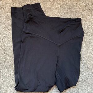 lululemon athletica align black v-waist leggings - 25”
